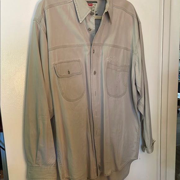 Levi's Other - Vintage Levi's Tan Casual Button Down Shirt Relaxed Fit